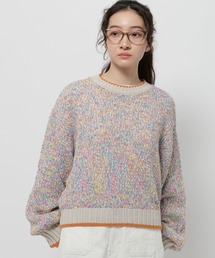 niko and... | カラーネップニットプルオーバー(ニット/セーター)