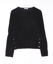 NEWYORKER（ニューヨーカー）の「レーヨンポリエステルリブ サイドボタンニットプルオーバー（ニット/セーター）」