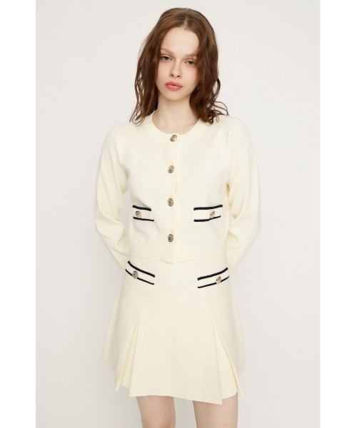 MILANO RIB KNIT C/D ミラノリブ ニットカーディガン 春服