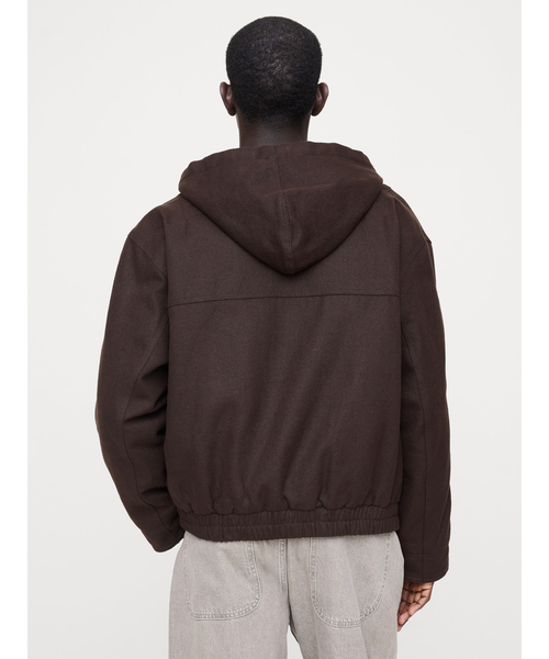 Banana Republic(バナナリパブリック)の「ヘンプ コットン キャンバス インサレーション ボンバー ジャケット(その他アウター・メンズ・ブラウン・XL/L/M/S)」の5枚目の写真