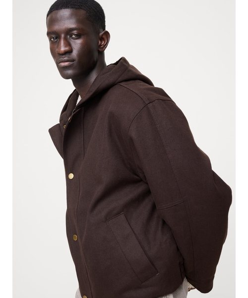 Banana Republic(バナナリパブリック)の「ヘンプ コットン キャンバス インサレーション ボンバー ジャケット(その他アウター・メンズ・ブラウン・XL/L/M/S)」の6枚目の写真