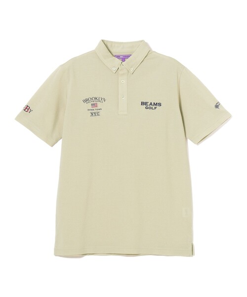 PURPLE LABEL / BROOKLYN ブロック型ジャカード ポロシャツ