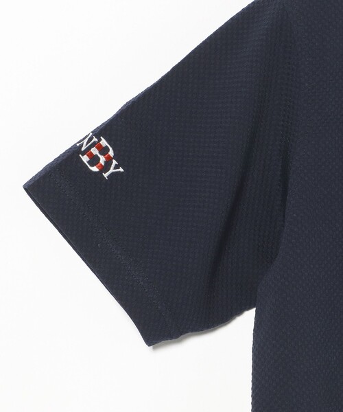 BEAMS GOLF(ビームスゴルフ)の「PURPLE LABEL / BROOKLYN ブロック型ジャカード ポロシャツ(ポロシャツ・レディース・ホワイト/ネイビー/ベージュ・MEDIUM/SMALL/X-LARGE/LARGE)」の21枚目の写真