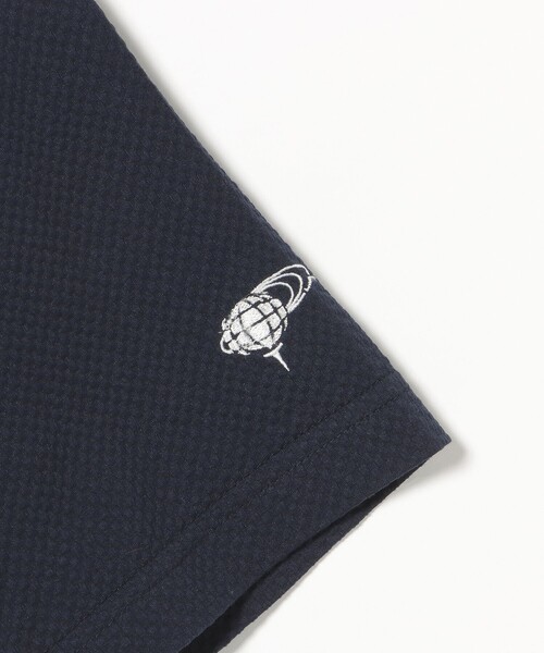 BEAMS GOLF(ビームスゴルフ)の「PURPLE LABEL / BROOKLYN ブロック型ジャカード ポロシャツ(ポロシャツ・レディース・ホワイト/ネイビー/ベージュ・MEDIUM/SMALL/X-LARGE/LARGE)」の22枚目の写真