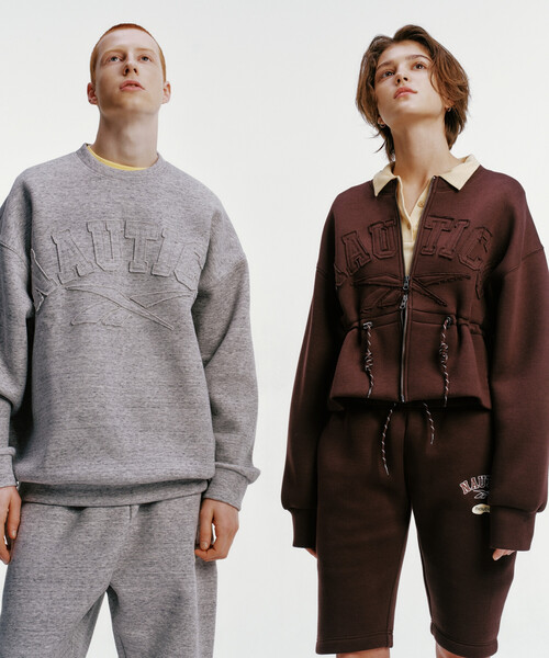 N×RボンディングウエストスピンドルZIP ウエストスピンドルジップパーカー ボンディング PK 公式 -Reebok （ブラウン） トップス