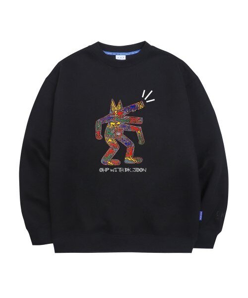 OHP（ワンハンドレッドパーセント）の「OHP x DK.JOON キスヘリングドッグ 裏起毛 スウェット（スウェット・メンズ・その他・M/L/2XL/XL）」の3枚目の写真
