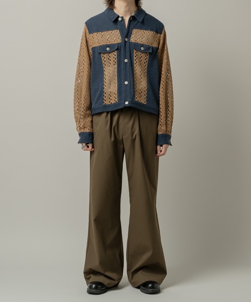 CASPER JOHN(キャスパージョン)の「Lace docking G-jumper/レースドッキング Gジャン(デニムジャケット・メンズ・ブラック/ネイビー・LARGE/MEDIUM/SMALL/X-SMALL)」の18枚目の写真