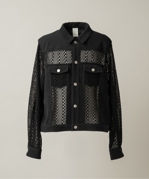 CASPER JOHN(キャスパージョン)の「Lace docking G-jumper/レースドッキング Gジャン(デニムジャケット・メンズ・ブラック/ネイビー・LARGE/MEDIUM/SMALL/X-SMALL)」の21枚目の写真