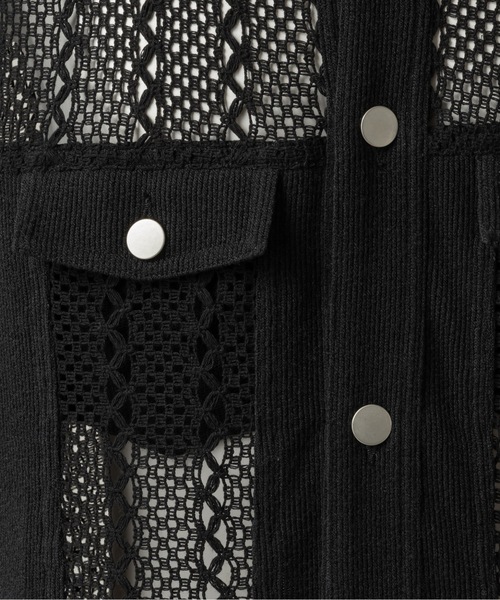 CASPER JOHN(キャスパージョン)の「Lace docking G-jumper/レースドッキング Gジャン(デニムジャケット・メンズ・ブラック/ネイビー・LARGE/MEDIUM/SMALL/X-SMALL)」の22枚目の写真