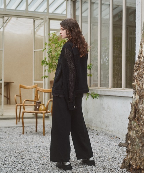 CASPER JOHN(キャスパージョン)の「Lace docking G-jumper/レースドッキング Gジャン(デニムジャケット・メンズ・ブラック/ネイビー・LARGE/MEDIUM/SMALL/X-SMALL)」の7枚目の写真