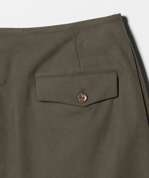 ATTISESSION（アティセッション）の「＜ATTISESSION＞スエードライク フリンジ スカート（スカート・レディース・パープル/オリーブ・38/36）」の6枚目の写真