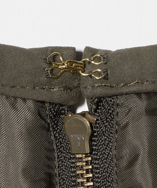 ATTISESSION（アティセッション）の「＜ATTISESSION＞スエードライク フリンジ スカート（スカート・レディース・パープル/オリーブ・38/36）」の9枚目の写真