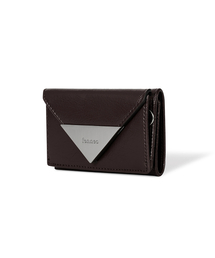 FENNEC（フェネック）の「CRINKLE TRIANGLE TRIPLE WALLET - ESPRESSO（財布）」