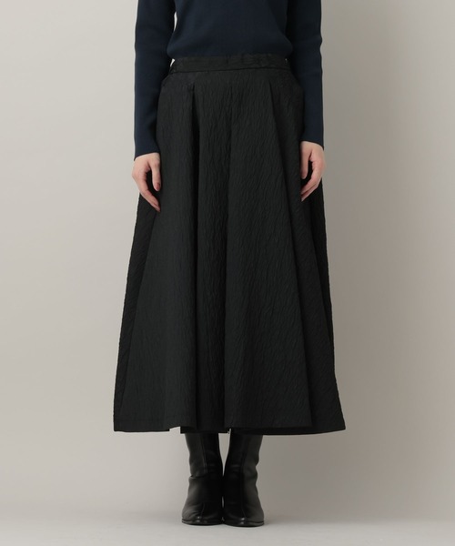 A part by（アパートバイ）の「ジャガードフレアスカート（スカート・レディース・ブラック/アイボリー・FREE）」の10枚目の写真