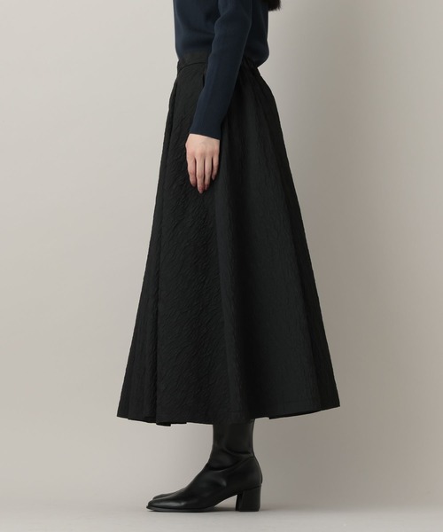 A part by（アパートバイ）の「ジャガードフレアスカート（スカート・レディース・ブラック/アイボリー・FREE）」の11枚目の写真