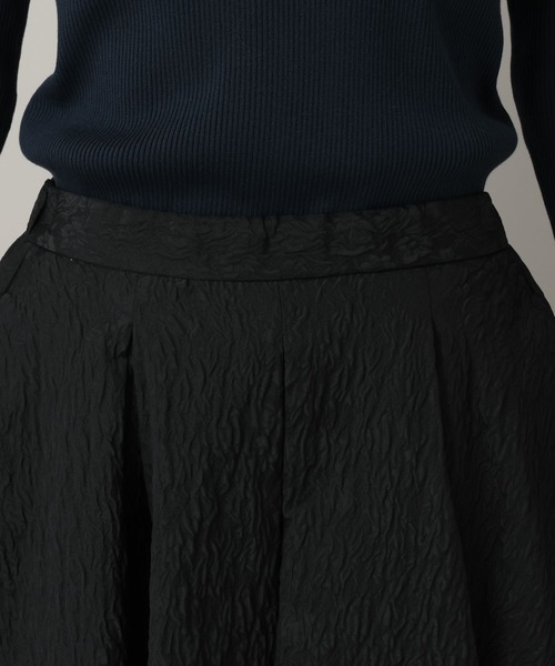 A part by（アパートバイ）の「ジャガードフレアスカート（スカート・レディース・ブラック/アイボリー・FREE）」の13枚目の写真