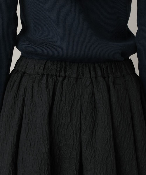 A part by（アパートバイ）の「ジャガードフレアスカート（スカート・レディース・ブラック/アイボリー・FREE）」の16枚目の写真