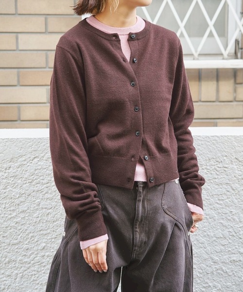 CONZ(コンズ)の「MERINO WOOL ENSEMBLE KNIT(ニット/セーター・レディース・レッド/グレー/ブラウン・FREE)」の18枚目の写真