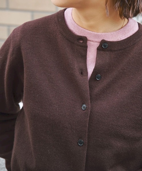CONZ(コンズ)の「MERINO WOOL ENSEMBLE KNIT(ニット/セーター・レディース・レッド/グレー/ブラウン・FREE)」の22枚目の写真