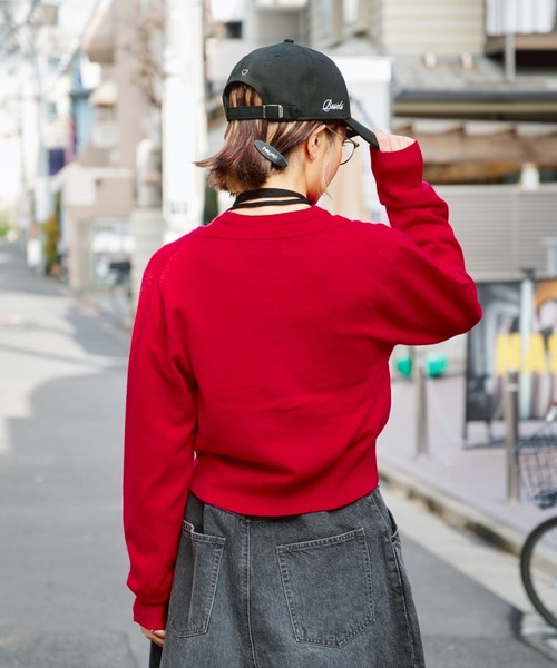CONZ(コンズ)の「MERINO WOOL ENSEMBLE KNIT(ニット/セーター・レディース・レッド/グレー/ブラウン・FREE)」の17枚目の写真