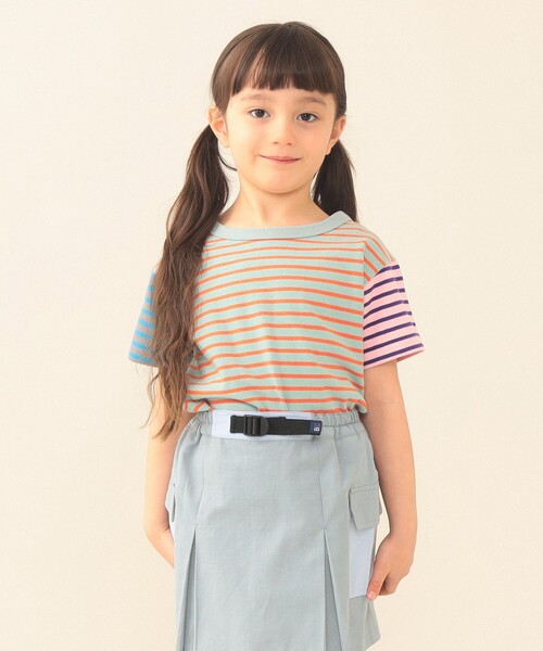 BEAMS mini(ビームスミニ)の「【WEB限定】ボーダー ショートスリーブ Tシャツ 2026SS(90~140cm)(Tシャツ/カットソー・キッズ・その他1/その他・140/130/120/110/100/90)」の3枚目の写真