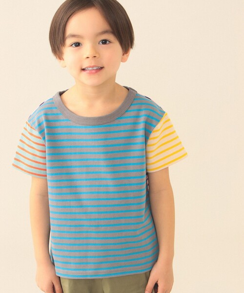 BEAMS mini(ビームスミニ)の「【WEB限定】ボーダー ショートスリーブ Tシャツ 2026SS(90~140cm)(Tシャツ/カットソー・キッズ・その他1/その他・140/130/120/110/100/90)」の7枚目の写真