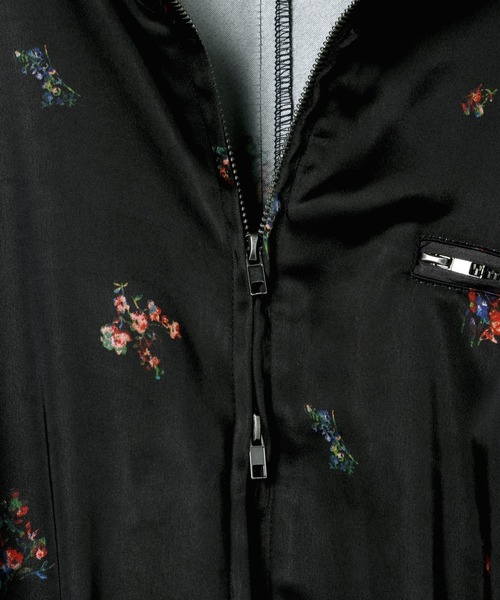 JEANASIS（ジーナシス）の「フラワーサテンブルゾン/645286（ブルゾン・レディース・ホワイト系その他/ブラック系その他・FREE）」の9枚目の写真