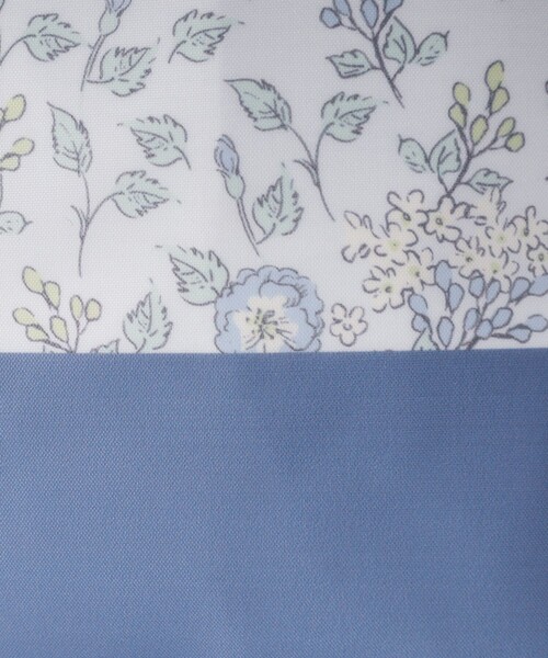 Afternoon Tea（アフタヌーンティー）の「フラワー保冷横型ショッピングラップバッグ（エコバッグ/サブバッグ・レディース・ブルー・ONE SIZE）」の6枚目の写真