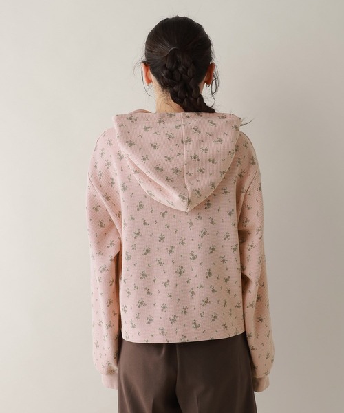 RAGEBLUE（レイジブルー）の「ワッフルフラワーパーカー（パーカー・レディース・グレー/ピンク・FREE）」の15枚目の写真