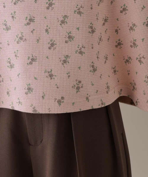 RAGEBLUE（レイジブルー）の「ワッフルフラワーパーカー（パーカー・レディース・グレー/ピンク・FREE）」の18枚目の写真