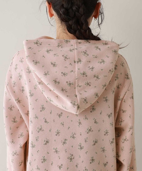 RAGEBLUE（レイジブルー）の「ワッフルフラワーパーカー（パーカー・レディース・グレー/ピンク・FREE）」の19枚目の写真