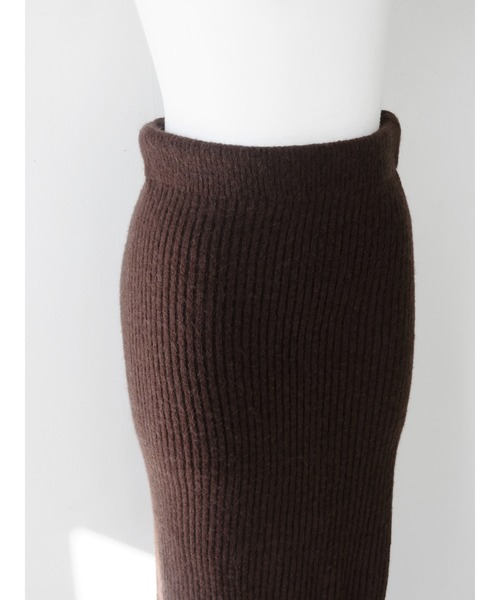 celon(セロン)の「textured peplum knit set(ワンピース・レディース・ブラウン/ベージュ・FREE)」の8枚目の写真