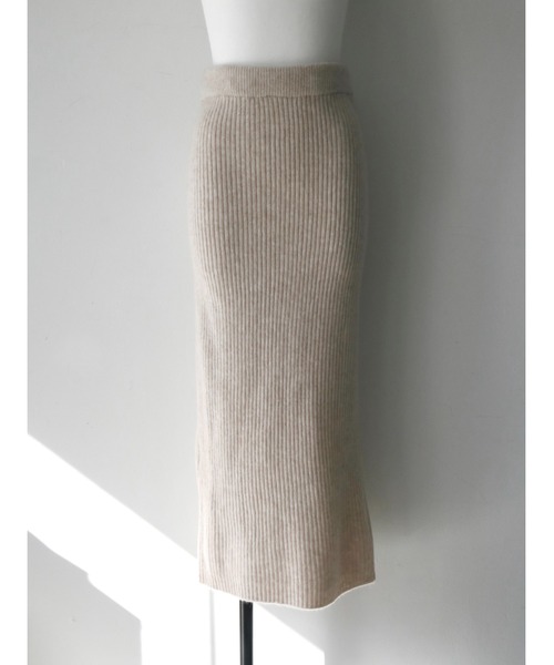 celon(セロン)の「textured peplum knit set(ワンピース・レディース・ブラウン/ベージュ・FREE)」の6枚目の写真