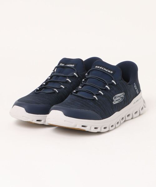 SKECHERS（スケッチャーズ）の「《SKECHERS》GLIDE-STEP-ZEFYR（スニーカー・メンズ・グレー/ブラック/ネイビー・25.5cm/26.0cm/26.5cm/27.0cm/27.5cm/28.0cm）」の3枚目の写真