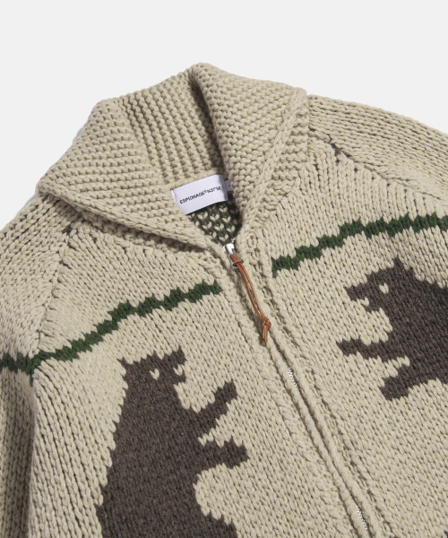ESPIONAGE(エスピオナジ)の「Cowichan Heavy Cardigan Grizzly Bear(カーディガン/ボレロ・レディース・その他・L/XL/M)」の4枚目の写真