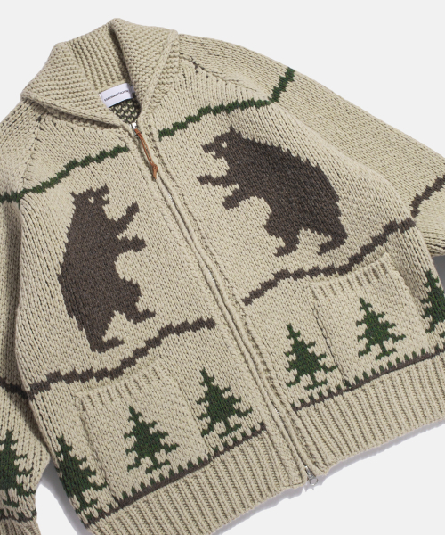ESPIONAGE(エスピオナジ)の「Cowichan Heavy Cardigan Grizzly Bear(カーディガン/ボレロ・レディース・その他・L/XL/M)」の5枚目の写真