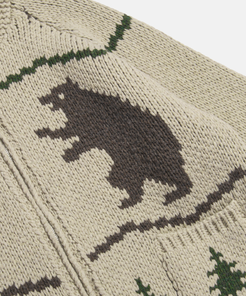 ESPIONAGE(エスピオナジ)の「Cowichan Heavy Cardigan Grizzly Bear(カーディガン/ボレロ・レディース・その他・L/XL/M)」の6枚目の写真