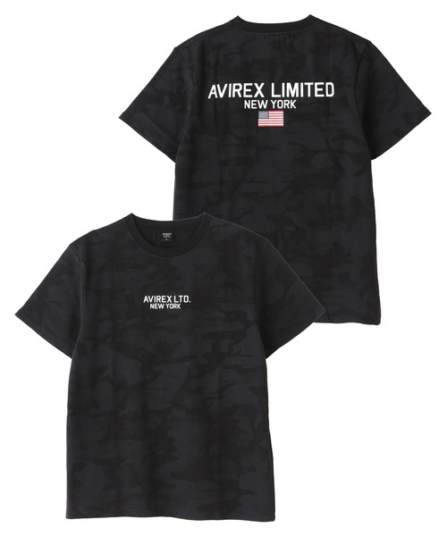 AVIREX(アヴィレックス)の「《WEB&DEPOT限定》AVIREX LIMITED NY T-SHIRT / リミテッド ニューヨーク ティーシャツ / AVIREX / アヴィレックス(Tシャツ/カットソー・メンズ・ホワイト系その他/グレー系カモフラージュ/オフホワイト/ブラック・XX-LARGE/X-LARGE/LARGE/MEDIUM)」の1枚目の写真