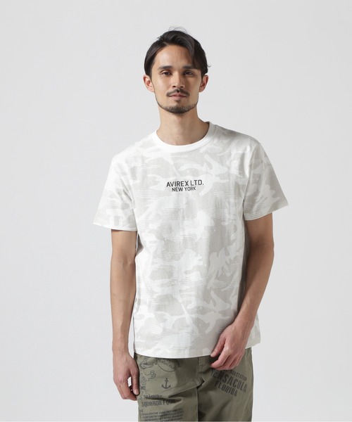 AVIREX(アヴィレックス)の「《WEB&DEPOT限定》AVIREX LIMITED NY T-SHIRT / リミテッド ニューヨーク ティーシャツ / AVIREX / アヴィレックス(Tシャツ/カットソー・メンズ・ホワイト系その他/グレー系カモフラージュ/オフホワイト/ブラック・XX-LARGE/X-LARGE/LARGE/MEDIUM)」の19枚目の写真
