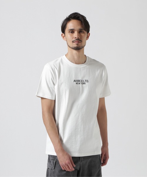 AVIREX(アヴィレックス)の「《WEB&DEPOT限定》AVIREX LIMITED NY T-SHIRT / リミテッド ニューヨーク ティーシャツ / AVIREX / アヴィレックス(Tシャツ/カットソー・メンズ・ホワイト系その他/グレー系カモフラージュ/オフホワイト/ブラック・XX-LARGE/X-LARGE/LARGE/MEDIUM)」の5枚目の写真