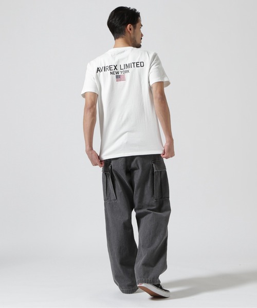 AVIREX(アヴィレックス)の「《WEB&DEPOT限定》AVIREX LIMITED NY T-SHIRT / リミテッド ニューヨーク ティーシャツ / AVIREX / アヴィレックス(Tシャツ/カットソー・メンズ・ホワイト系その他/グレー系カモフラージュ/オフホワイト/ブラック・XX-LARGE/X-LARGE/LARGE/MEDIUM)」の8枚目の写真