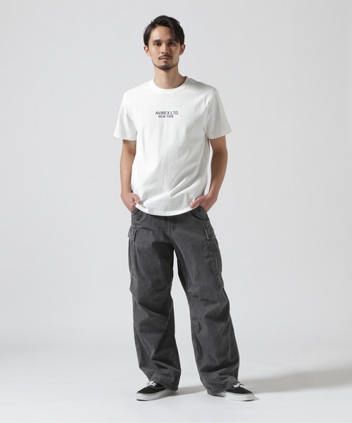 AVIREX(アヴィレックス)の「《WEB&DEPOT限定》AVIREX LIMITED NY T-SHIRT / リミテッド ニューヨーク ティーシャツ / AVIREX / アヴィレックス(Tシャツ/カットソー・メンズ・ホワイト系その他/グレー系カモフラージュ/オフホワイト/ブラック・XX-LARGE/X-LARGE/LARGE/MEDIUM)」の7枚目の写真