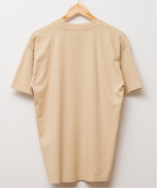 A blends(エイブレンズ)の「A blends 製品染めカレッジロゴプリントTシャツ(Tシャツ/カットソー・メンズ・グレー/ブラック/ベージュ・MEDIUM/LARGE/X-LARGE)」の15枚目の写真