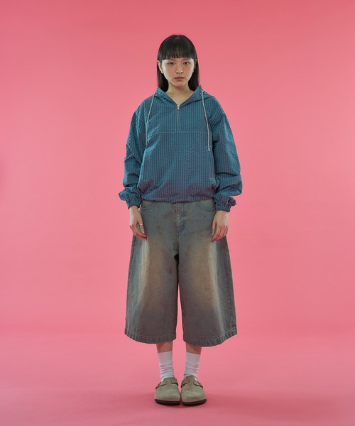 WISH FOR EVER(ウィッシュフォーエバー)の「【 3color / 3size 】DRAW CODE COLOR SCHEME ANORAK / ドローコードカラースキームアノラック(パーカー・メンズ・ピンク/ブルー/オレンジ・MEDIUM/LARGE/SMALL)」の21枚目の写真