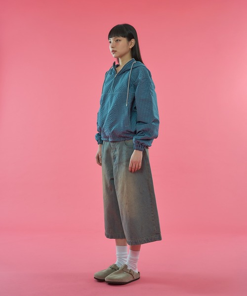 WISH FOR EVER(ウィッシュフォーエバー)の「【 3color / 3size 】DRAW CODE COLOR SCHEME ANORAK / ドローコードカラースキームアノラック(パーカー・メンズ・ピンク/ブルー/オレンジ・MEDIUM/LARGE/SMALL)」の20枚目の写真