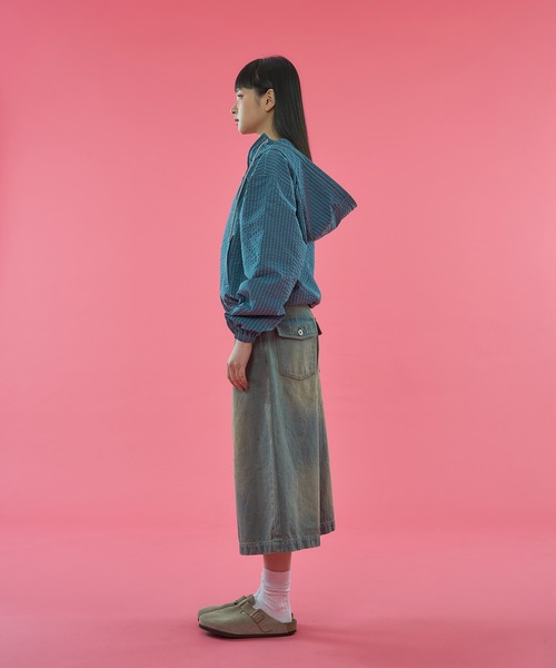 WISH FOR EVER(ウィッシュフォーエバー)の「【 3color / 3size 】DRAW CODE COLOR SCHEME ANORAK / ドローコードカラースキームアノラック(パーカー・メンズ・ピンク/ブルー/オレンジ・MEDIUM/LARGE/SMALL)」の19枚目の写真