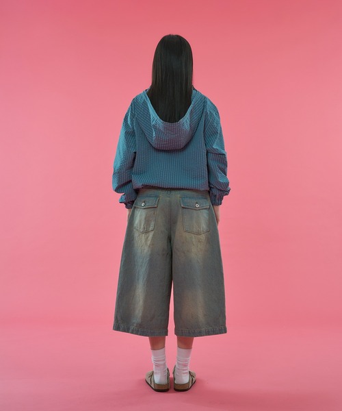 WISH FOR EVER(ウィッシュフォーエバー)の「【 3color / 3size 】DRAW CODE COLOR SCHEME ANORAK / ドローコードカラースキームアノラック(パーカー・メンズ・ピンク/ブルー/オレンジ・MEDIUM/LARGE/SMALL)」の18枚目の写真