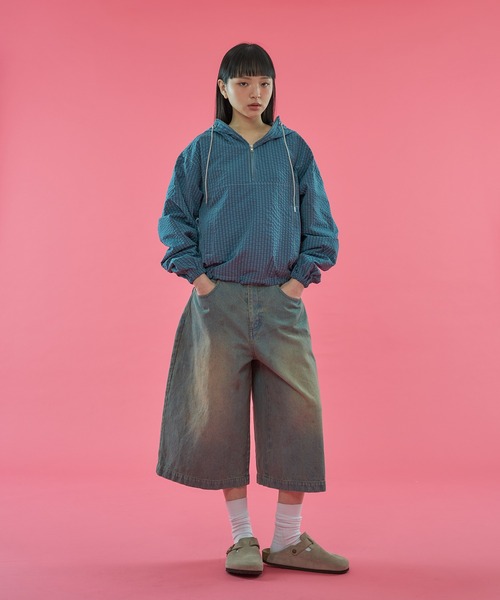 WISH FOR EVER(ウィッシュフォーエバー)の「【 3color / 3size 】DRAW CODE COLOR SCHEME ANORAK / ドローコードカラースキームアノラック(パーカー・メンズ・ピンク/ブルー/オレンジ・MEDIUM/LARGE/SMALL)」の17枚目の写真