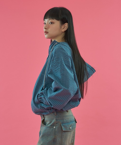 WISH FOR EVER(ウィッシュフォーエバー)の「【 3color / 3size 】DRAW CODE COLOR SCHEME ANORAK / ドローコードカラースキームアノラック(パーカー・メンズ・ピンク/ブルー/オレンジ・MEDIUM/LARGE/SMALL)」の5枚目の写真