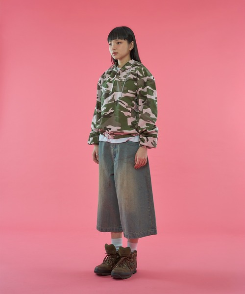 WISH FOR EVER(ウィッシュフォーエバー)の「【 3color / 3size 】DRAW CODE COLOR SCHEME ANORAK / ドローコードカラースキームアノラック(パーカー・メンズ・ピンク/ブルー/オレンジ・MEDIUM/LARGE/SMALL)」の11枚目の写真